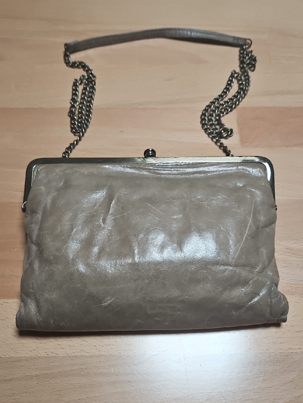 HOBO International Leanne Leather Kisslock Crossbody